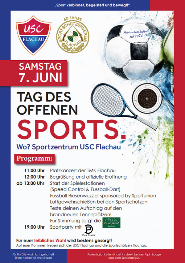 Einladung zum Tag des offenen Sports